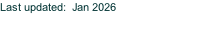 Last updated:  Jan 2026